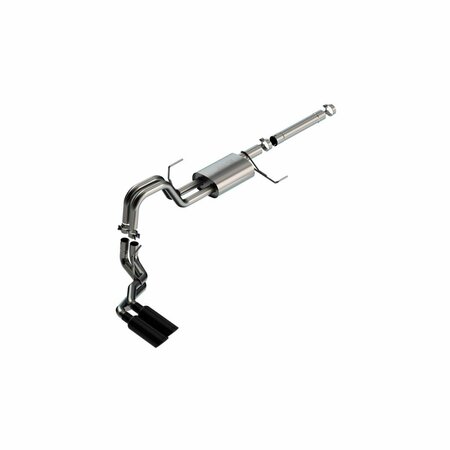 BORLA 140904BC Cat-Back Exhaust System for 2021-22 F-150 Powerboost 3.5L V6 At B25-140904BC